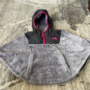 The North Face soft, warm poncho